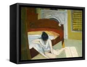 Summer Interior-Edward Hopper-Framed Stretched Canvas