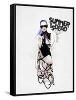 Summer Is Dead-Mydeadpony-Framed Stretched Canvas