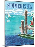 Summer Is Fun-Rod Ruth-Mounted Art Print