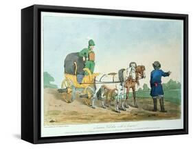 Summer Kibitka with a Courier, 1803-John Augustus Atkinson-Framed Stretched Canvas