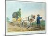 Summer Kibitka with a Courier, 1803-John Augustus Atkinson-Mounted Giclee Print