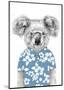 Summer Koala (Blue)-Balazs Solti-Mounted Art Print