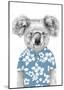Summer Koala (Blue)-Balazs Solti-Mounted Art Print