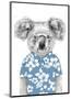 Summer Koala (Blue)-Balazs Solti-Mounted Art Print