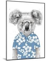 Summer Koala (Blue)-Balazs Solti-Mounted Art Print