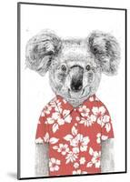 Summer Koala (Red)-Balazs Solti-Mounted Art Print