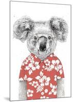 Summer Koala (Red)-Balazs Solti-Mounted Art Print