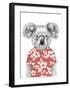 Summer Koala (Red)-Balazs Solti-Framed Art Print