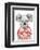 Summer Koala (Red)-Balazs Solti-Framed Art Print