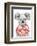 Summer Koala (Red)-Balazs Solti-Framed Art Print