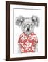 Summer Koala (Red)-Balazs Solti-Framed Art Print