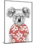Summer Koala (Red)-Balazs Solti-Mounted Art Print