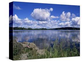 Summer, Lake at Ramen, North of Filipstad, Eastern Varmland, Sweden, Scandinavia-Richard Ashworth-Stretched Canvas