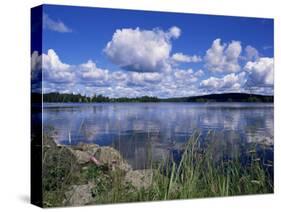 Summer, Lake at Ramen, North of Filipstad, Eastern Varmland, Sweden, Scandinavia-Richard Ashworth-Stretched Canvas