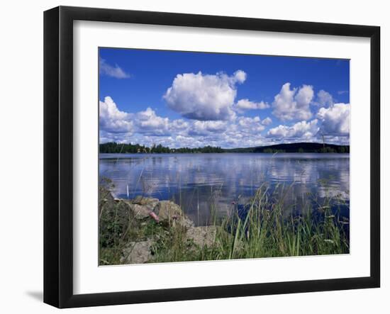 Summer, Lake at Ramen, North of Filipstad, Eastern Varmland, Sweden, Scandinavia-Richard Ashworth-Framed Premium Photographic Print