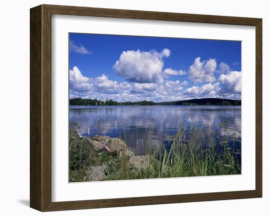 Summer, Lake at Ramen, North of Filipstad, Eastern Varmland, Sweden, Scandinavia-Richard Ashworth-Framed Photographic Print