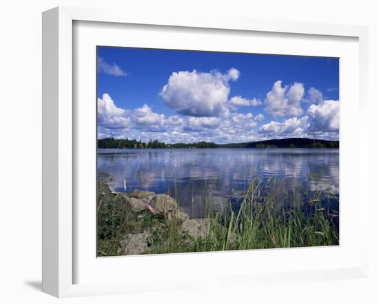 Summer, Lake at Ramen, North of Filipstad, Eastern Varmland, Sweden, Scandinavia-Richard Ashworth-Framed Photographic Print