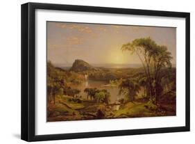 Summer, Lake Ontario, 1857-Jasper Francis Cropsey-Framed Giclee Print