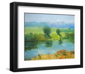 Summer Lake-Vahe Yeremyan-Framed Art Print