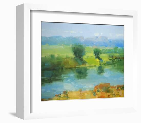 Summer Lake-Vahe Yeremyan-Framed Art Print