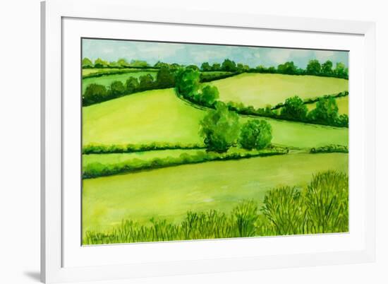 Summer Landscape, 2010-Joan Thewsey-Framed Giclee Print