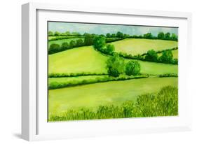 Summer Landscape, 2010-Joan Thewsey-Framed Giclee Print