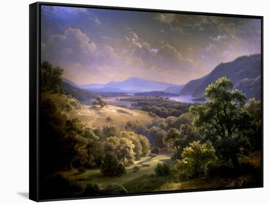 Summer Landscape, c. 1860-Paul Weber-Framed Stretched Canvas