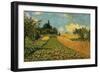 Summer Landscape (Cornfields at Argenteuil), 1873-Alfred Sisley-Framed Giclee Print