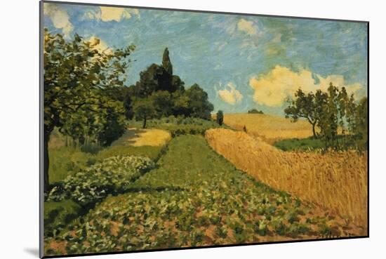 Summer Landscape (Cornfields at Argenteuil), 1873-Alfred Sisley-Mounted Giclee Print