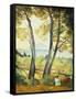 Summer Landscape in the South of France-Henri Lebasque-Framed Stretched Canvas