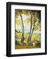 Summer Landscape in the South of France-Henri Lebasque-Framed Premium Giclee Print