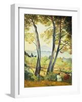 Summer Landscape in the South of France-Henri Lebasque-Framed Giclee Print