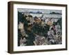 Summer Landscape; Sommerlandschaft, 1917-Egon Schiele-Framed Giclee Print