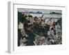 Summer Landscape; Sommerlandschaft, 1917-Egon Schiele-Framed Giclee Print