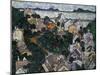 Summer Landscape; Sommerlandschaft, 1917-Egon Schiele-Mounted Giclee Print