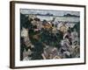 Summer Landscape; Sommerlandschaft, 1917-Egon Schiele-Framed Giclee Print