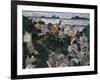 Summer Landscape; Sommerlandschaft, 1917-Egon Schiele-Framed Giclee Print