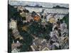 Summer Landscape; Sommerlandschaft, 1917-Egon Schiele-Stretched Canvas