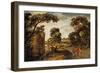 Summer Landscape (The Road to Emmaus) 1612-13-Esaias I van de Velde-Framed Giclee Print