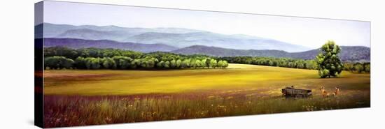 Summer Landscape Wagon-Spencer Williams-Stretched Canvas