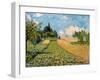 Summer landscape with cornfields. 1875-Alfred Sisley-Framed Giclee Print