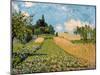 Summer landscape with cornfields. 1875-Alfred Sisley-Mounted Giclee Print