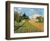 Summer landscape with cornfields. 1875-Alfred Sisley-Framed Giclee Print