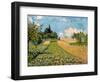 Summer landscape with cornfields. 1875-Alfred Sisley-Framed Giclee Print