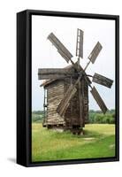 Summer Landscape with Old Windmill-Zibedik-Framed Stretched Canvas