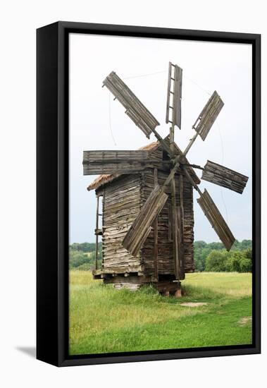 Summer Landscape with Old Windmill-Zibedik-Framed Stretched Canvas