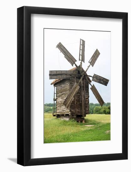 Summer Landscape with Old Windmill-Zibedik-Framed Photographic Print