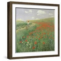 Summer Landscape with Poppy Field, 1902-Paul von Szinyei-Merse-Framed Giclee Print