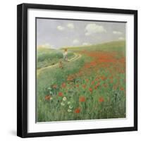 Summer Landscape with Poppy Field, 1902-Paul von Szinyei-Merse-Framed Giclee Print