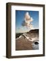 Summer Landscape with Rocks on Beach during Late Evening and Low Sunlight-Veneratio-Framed Photographic Print